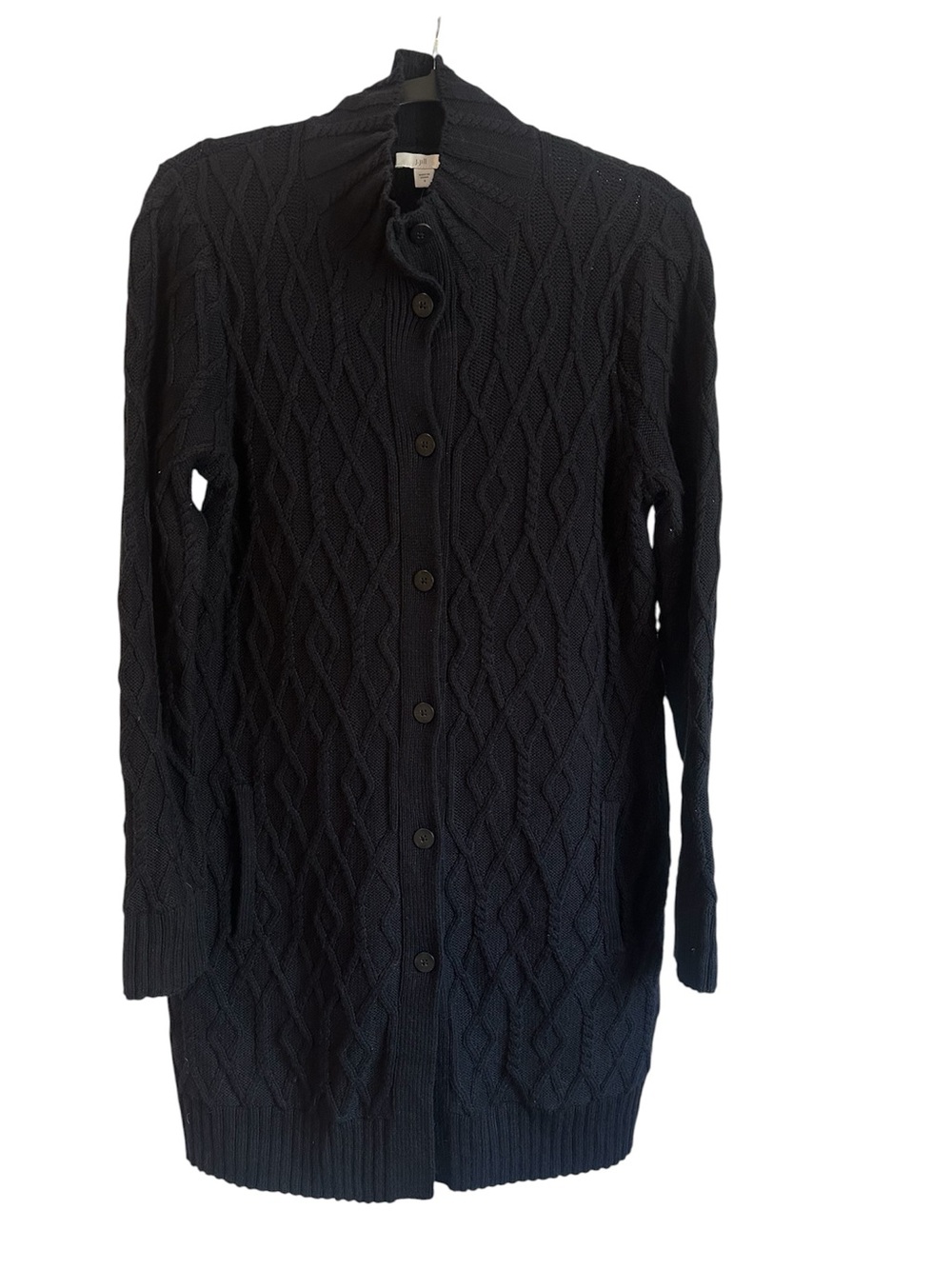 J. Jill navy long chunky knit cardigan women’s small NWT
